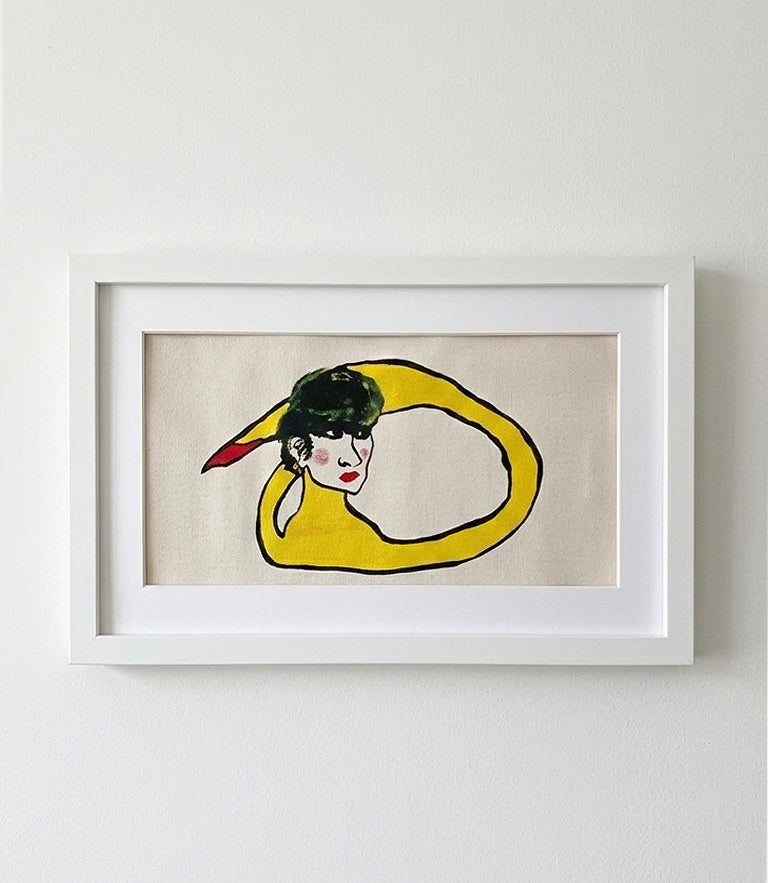 llustración Original Una Bailarina
